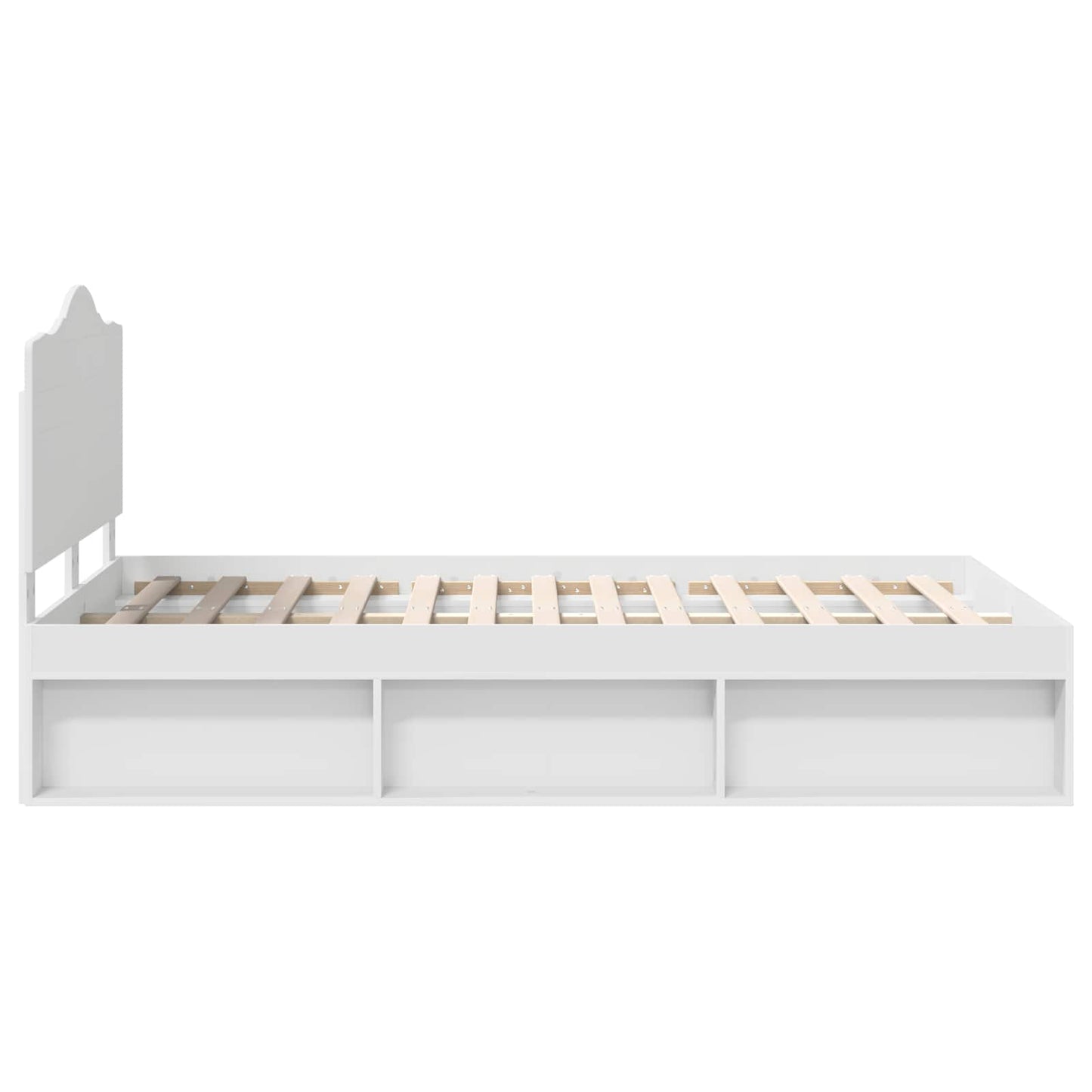 Struttura del letto Bianco 120 x 200 cm Pino massello | homemem39