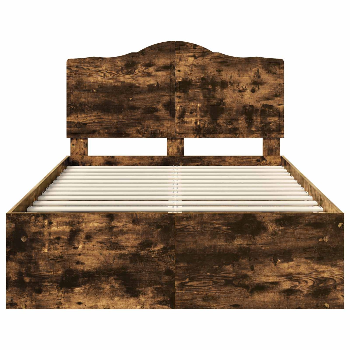 Struttura del letto Rovere fumé 120 x 200 cm Pino massello | homemem39