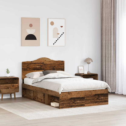 Struttura del letto Legno vecchio 120 x 200 cm Pino massello | homemem39