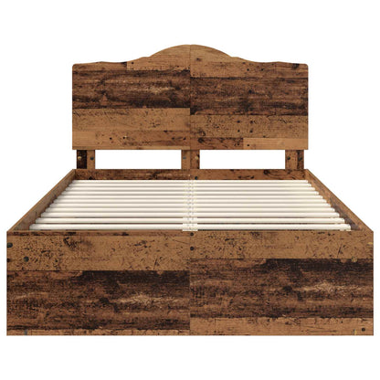 Struttura del letto Legno vecchio 120 x 200 cm Pino massello | homemem39
