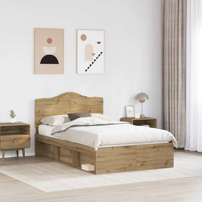 Struttura del letto Rovere Artigianale 120 x 200 cm | homemem39