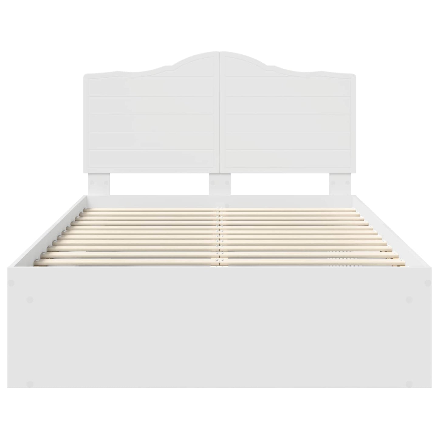 Struttura del letto Bianco 120 x 190 cm Pino massello | homemem39
