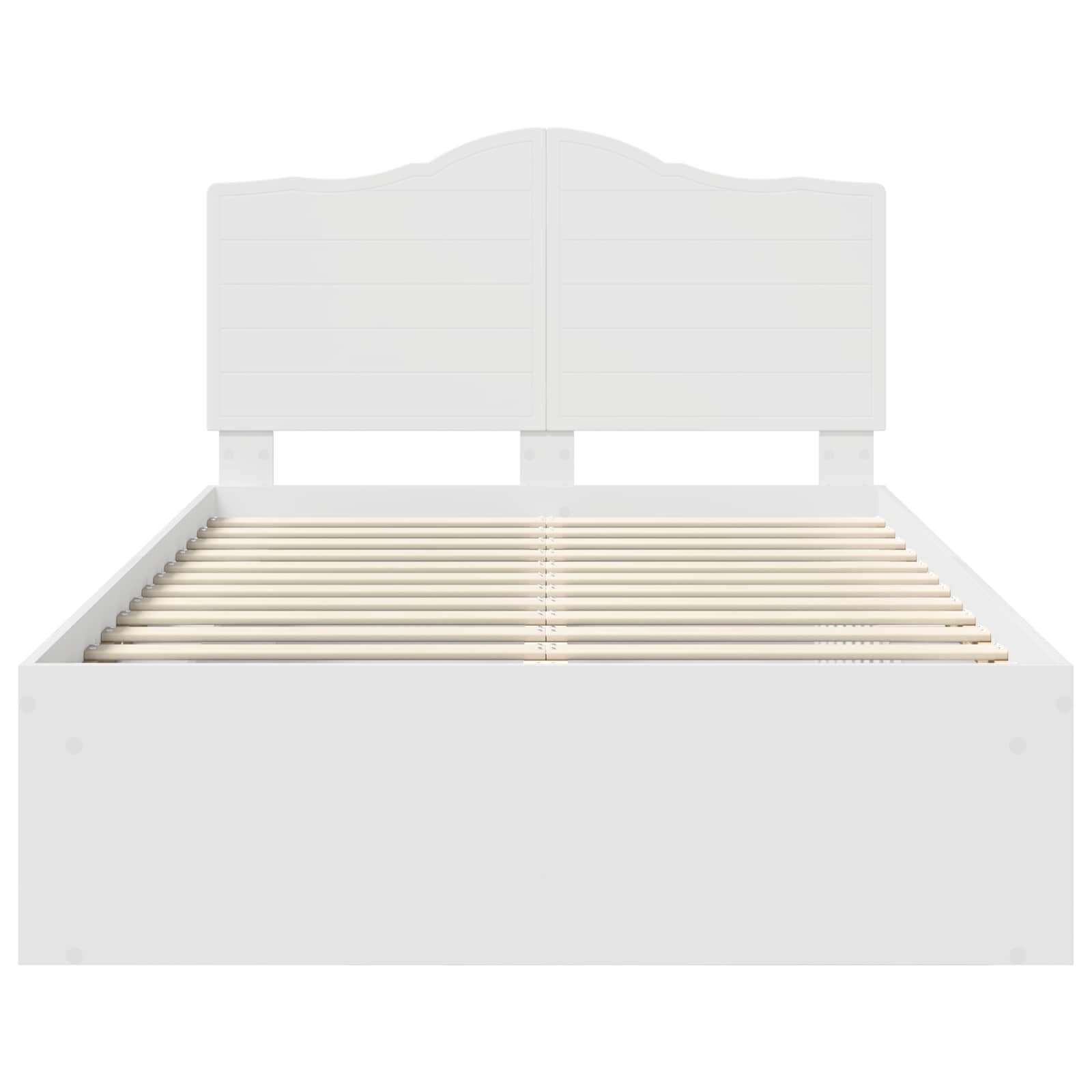 Struttura del letto Bianco 120 x 190 cm Pino massello | homemem39