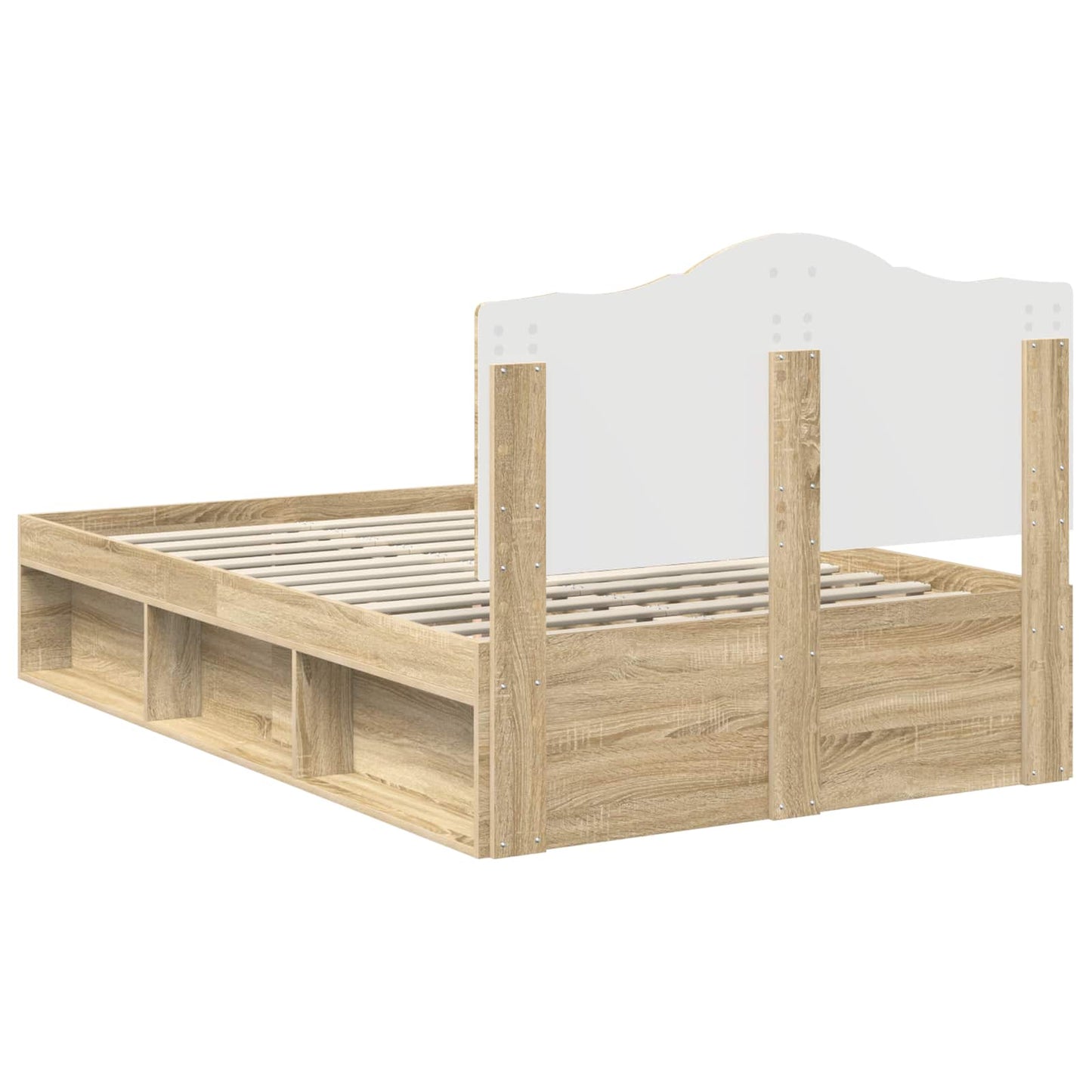 Struttura del letto Sonoma 120 x 190 cm Pino massello | homemem39