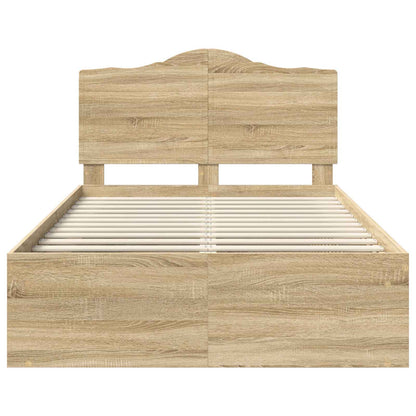 Struttura del letto Sonoma 120 x 190 cm Pino massello | homemem39