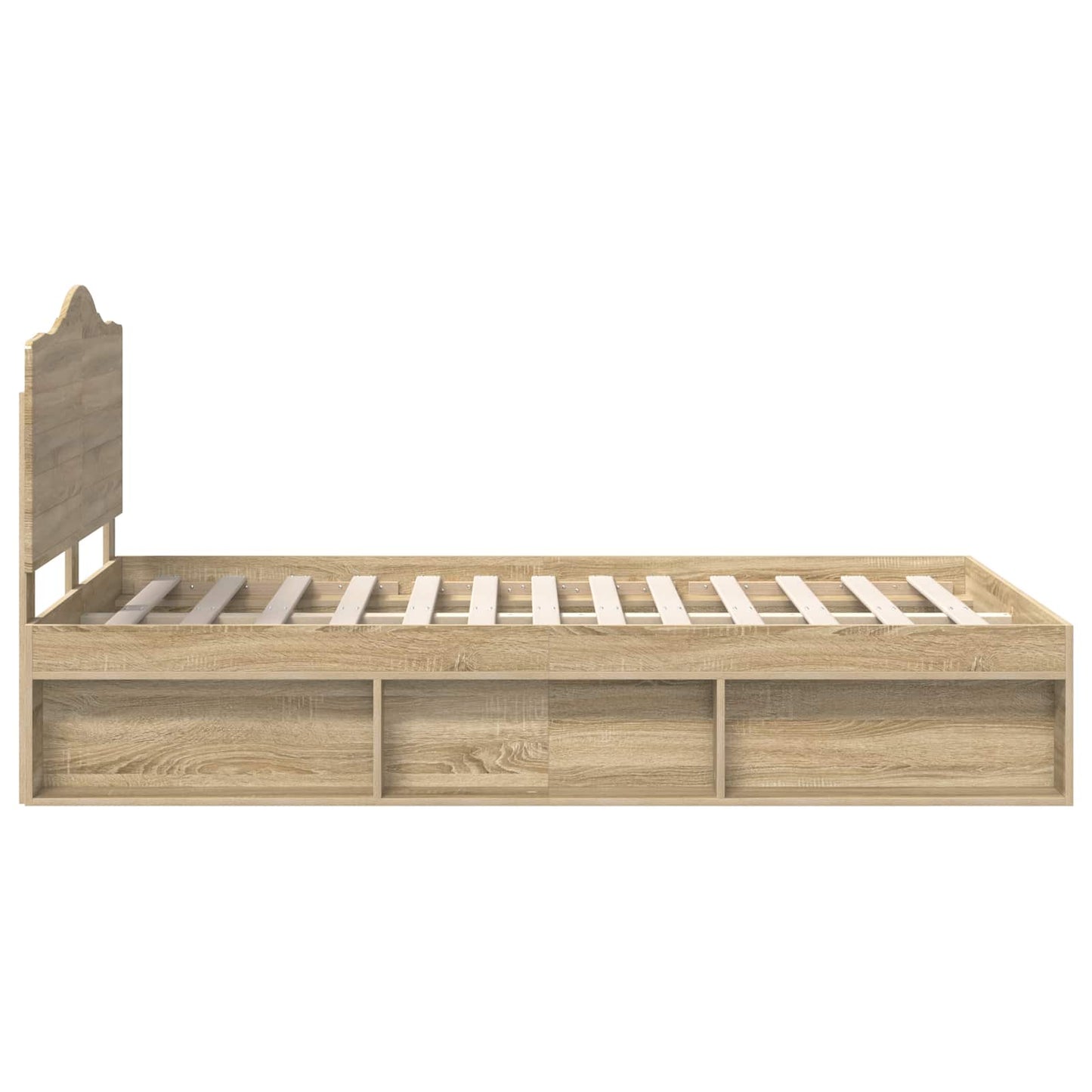 Struttura del letto Sonoma 120 x 190 cm Pino massello | homemem39