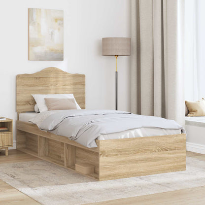 Struttura del letto Sonoma 100 x 200 cm Pino massello | homemem39