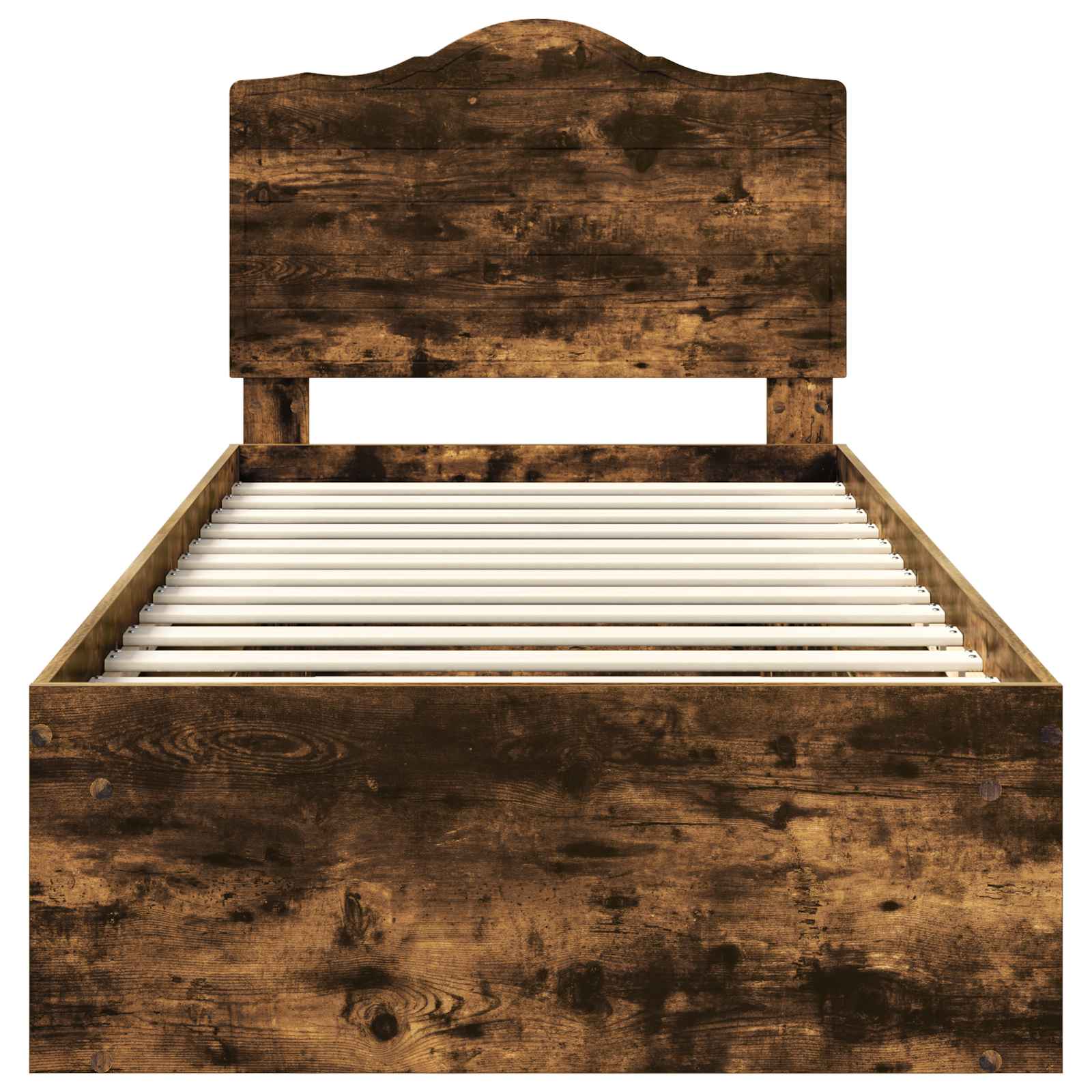 Struttura del letto Rovere fumé 100 x 200 cm Pino massello | homemem39