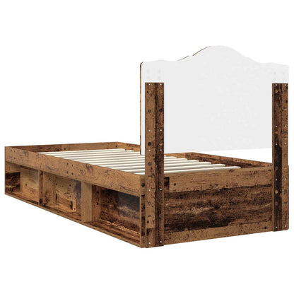 Struttura del letto Legno vecchio 100 x 200 cm Pino massello | homemem39