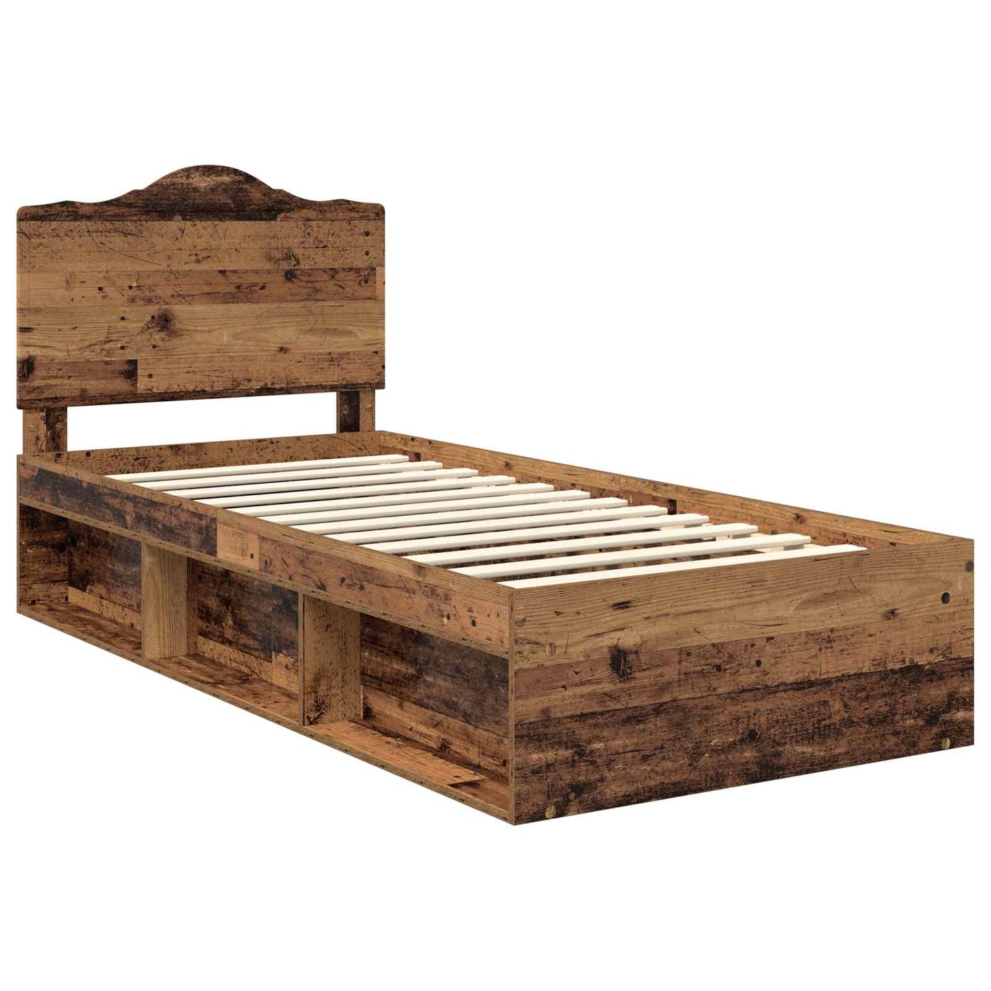 Struttura del letto Legno vecchio 90 x 200 cm Pino massello | homemem39