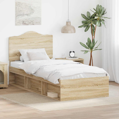Struttura del letto Sonoma 90 x 190 cm Pino massello | homemem39