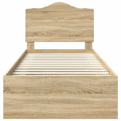 Struttura del letto Sonoma 90 x 190 cm Pino massello | homemem39