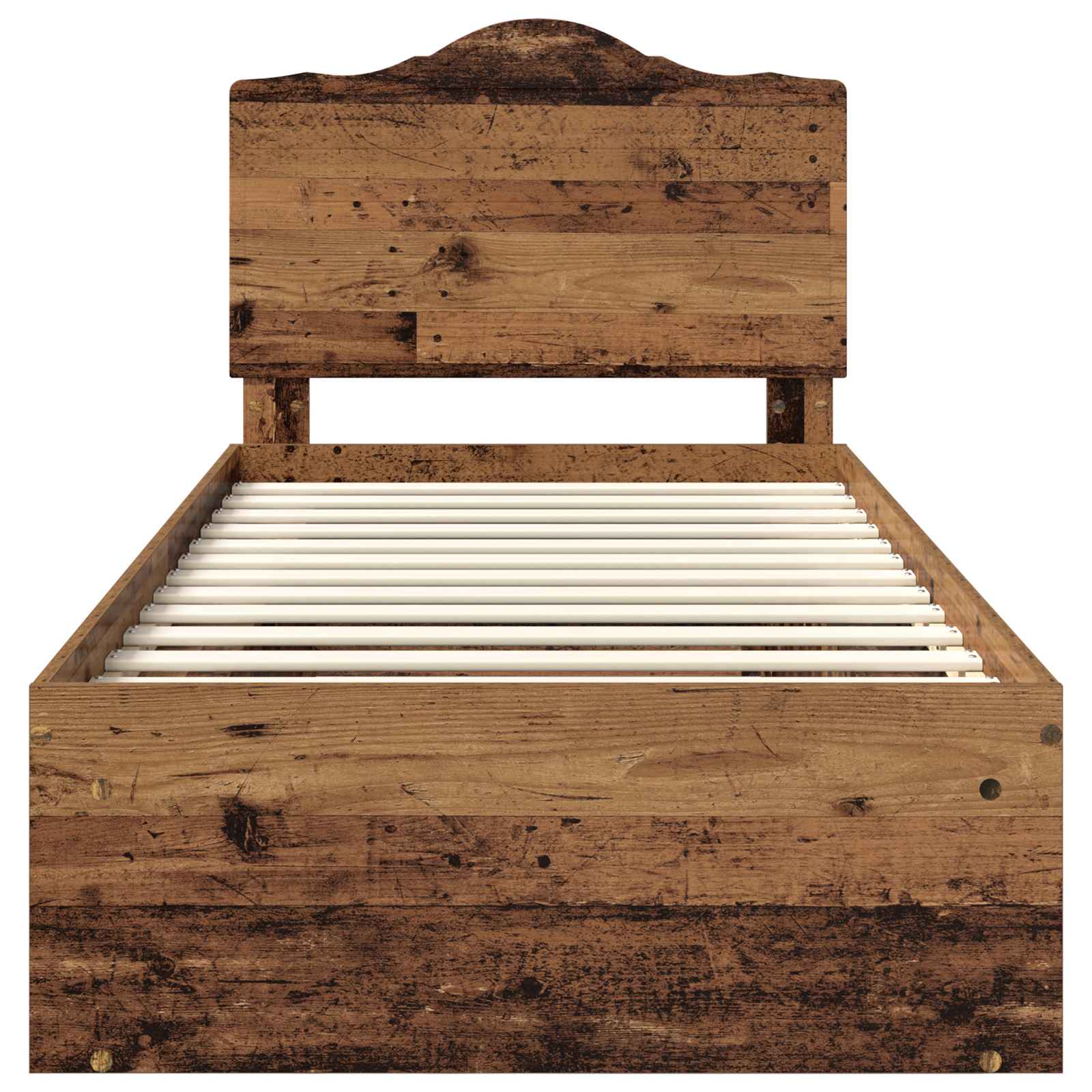 Struttura del letto Legno vecchio 90 x 190 cm Pino massello | homemem39