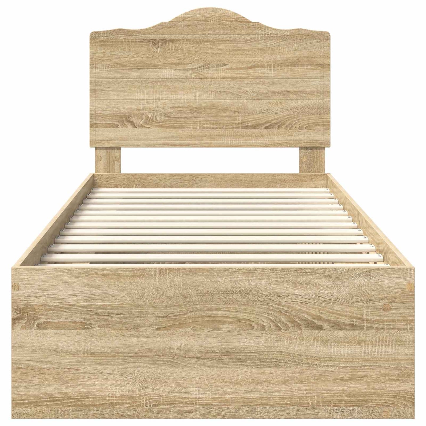 Struttura del letto Rovere Sonoma 75 x 190 cm Pino massello | homemem39