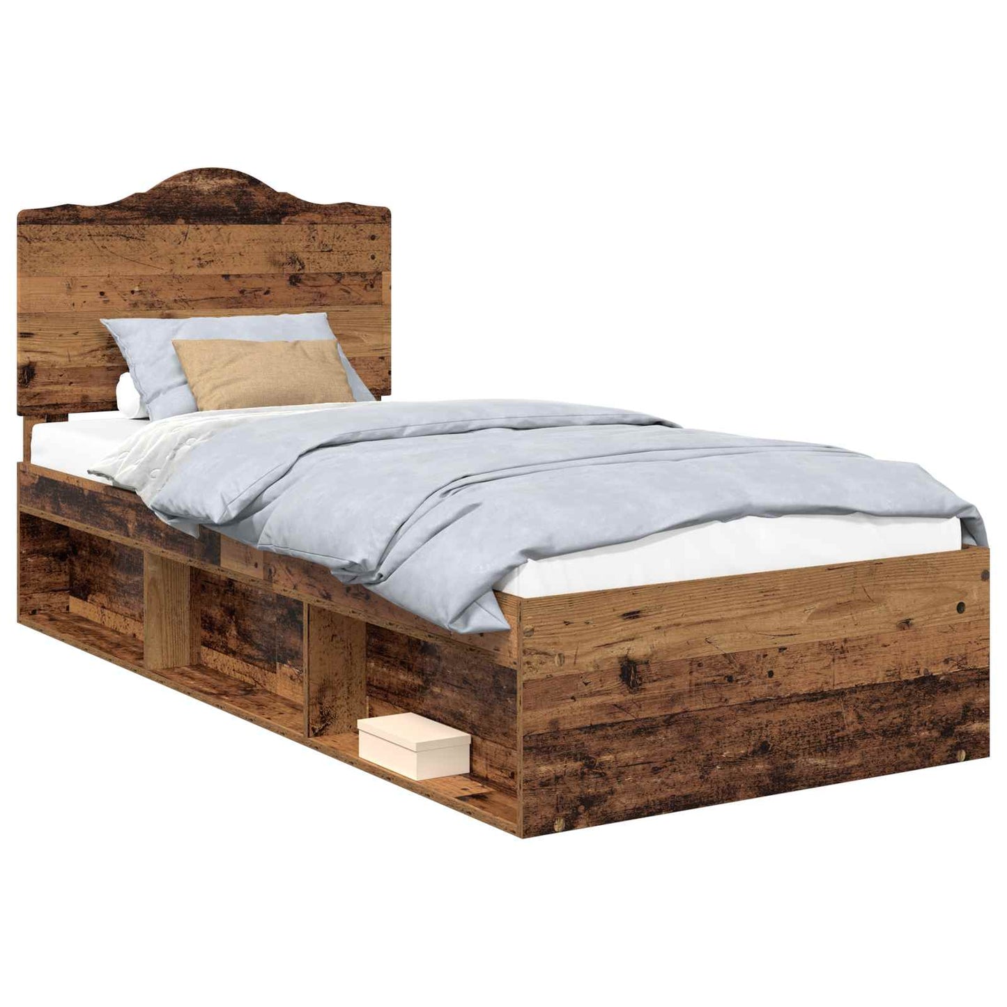 Struttura del letto Legno vecchio 75 x 190 cm Pino massello | homemem39