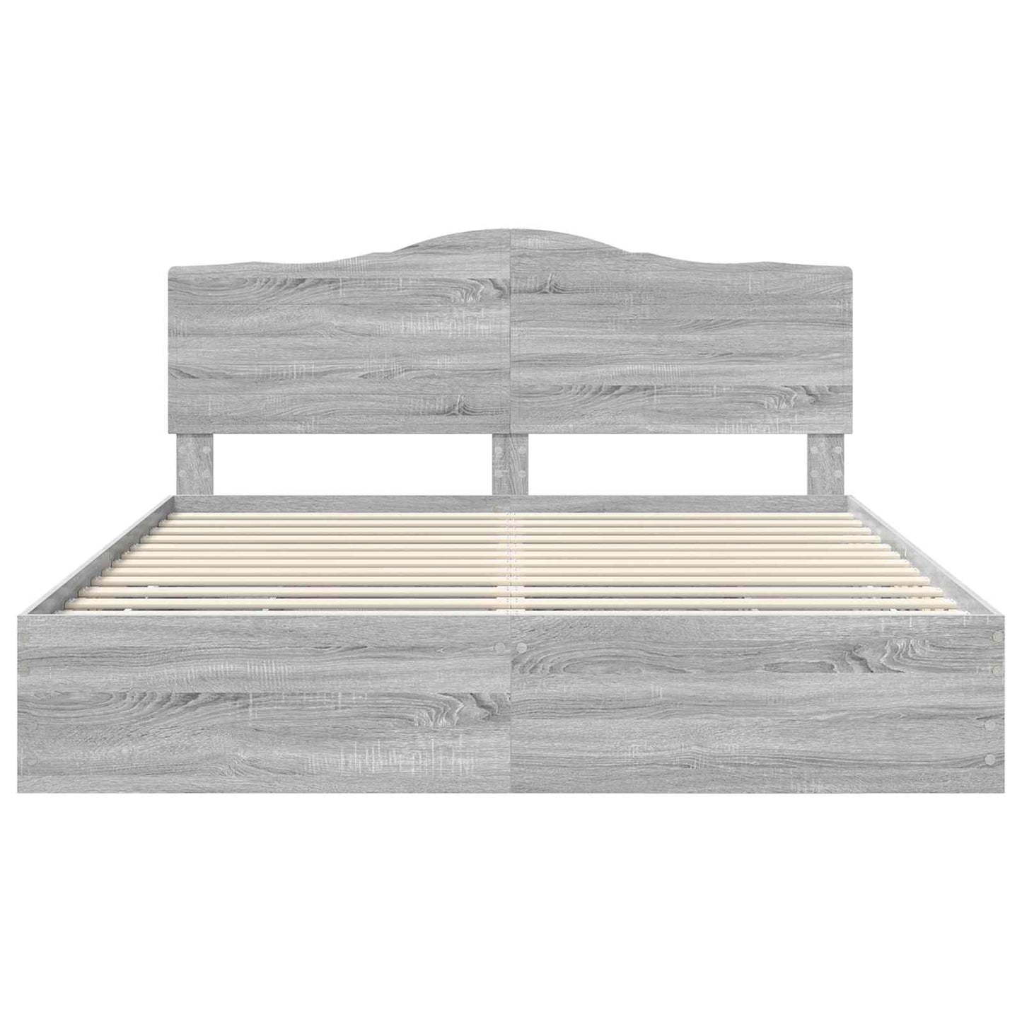 Struttura del letto con cassetto Grigio Sonoma 180 x 200 cm