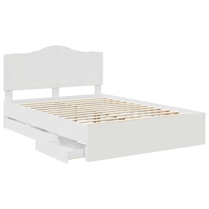 Struttura del letto Bianco 140 x 200 cm Legno Ingegnerizzato