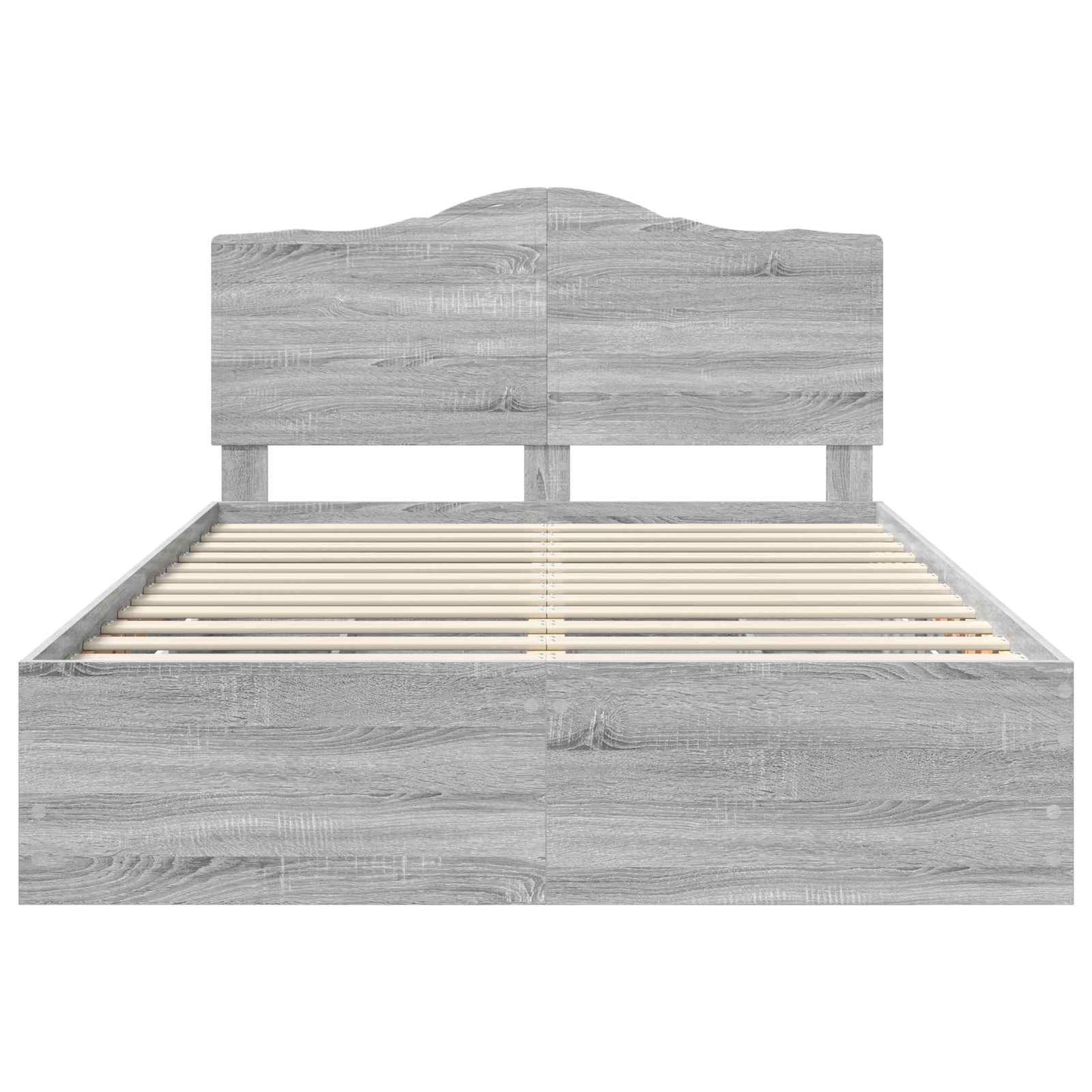 Struttura del letto con cassetto Grigio Sonoma 140 x 200 cm