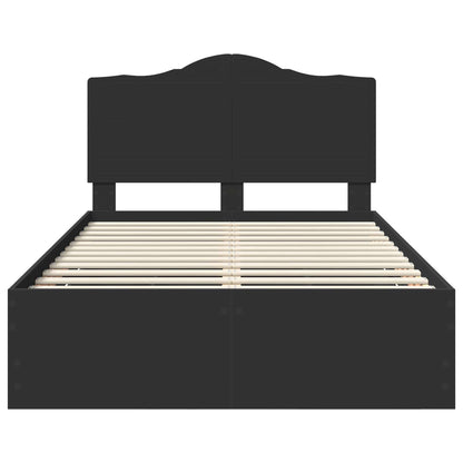 Struttura del letto Nero 135 x 190 cm Legno Ingegnerizzato