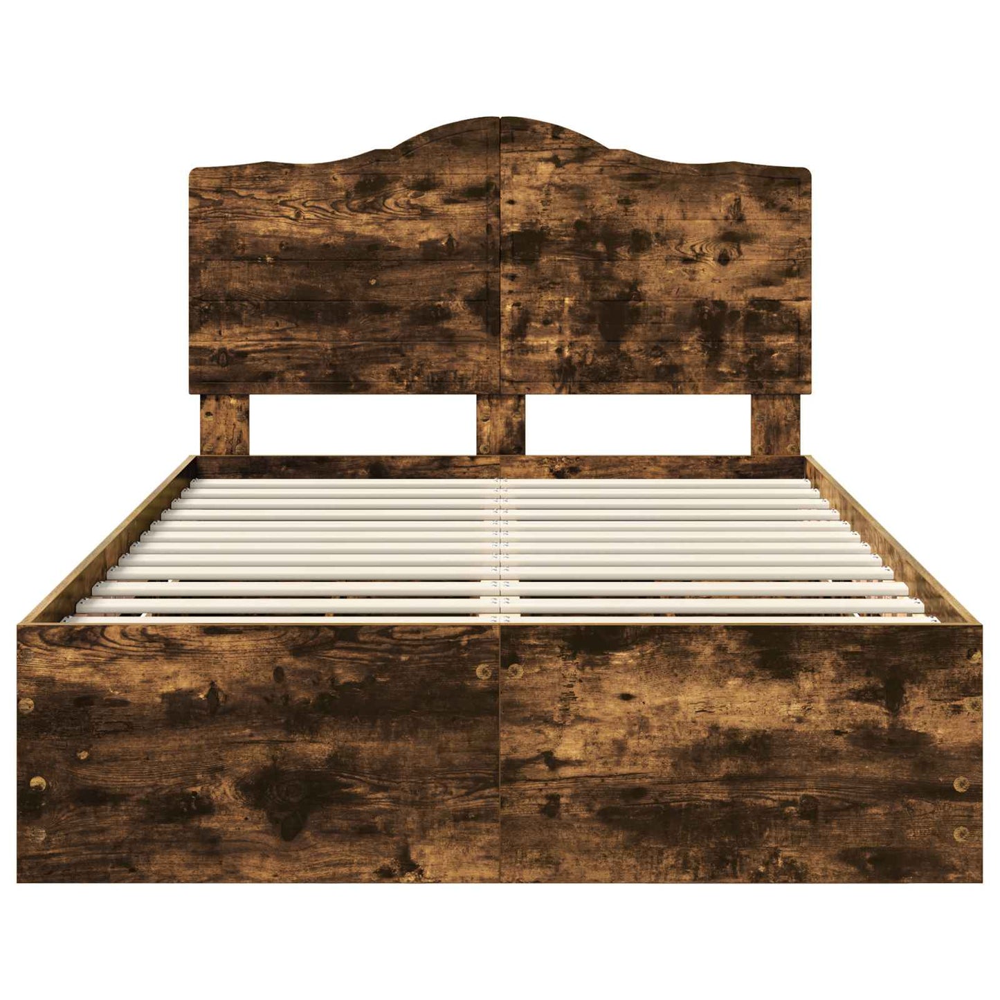 Struttura del letto con cassetto Rovere fumé 120 x 190 cm