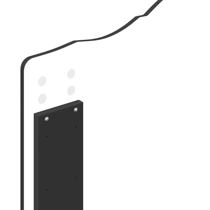 Struttura del letto Nero 100 x 200 cm Legno Ingegnerizzato