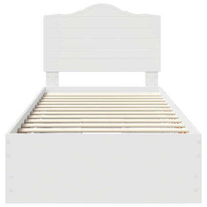 Struttura del letto Bianco 90 x 190 cm Legno Ingegnerizzato