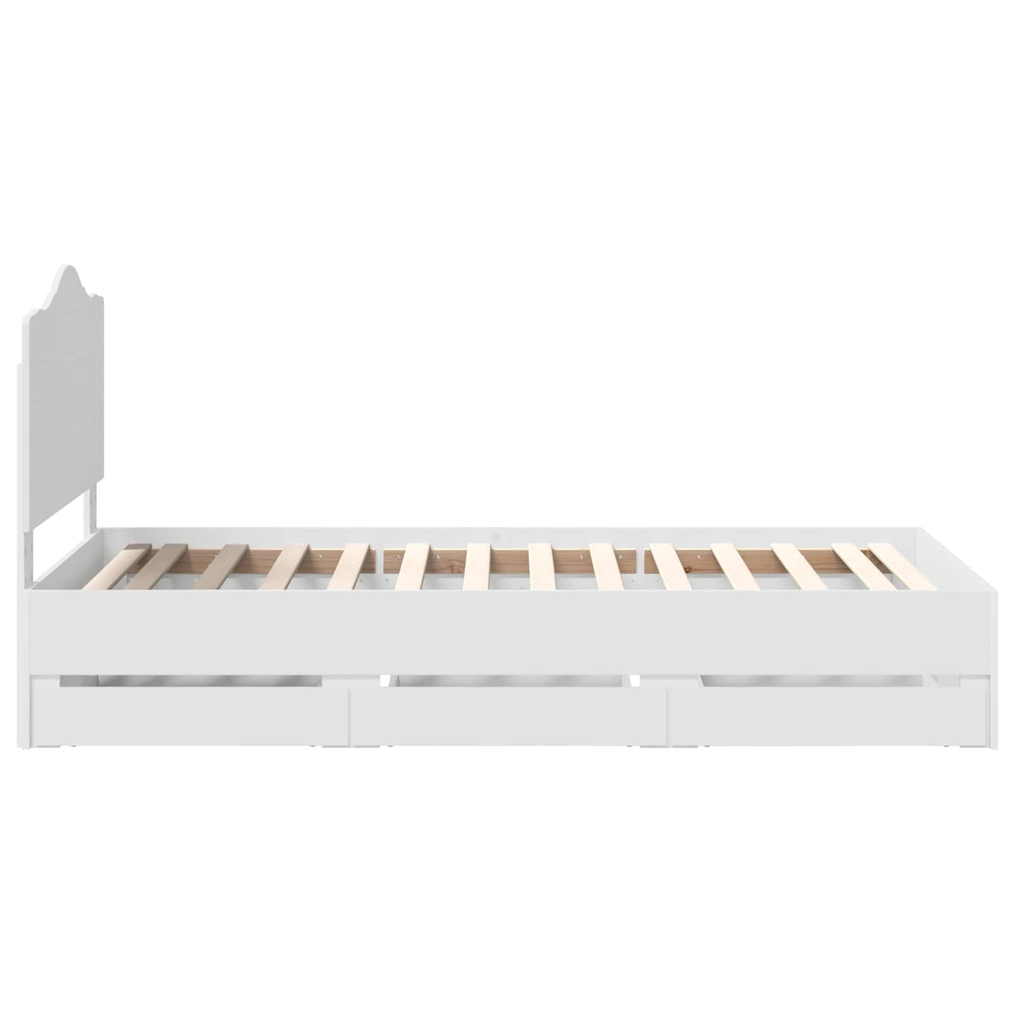 Struttura del letto Bianco 90 x 200 cm Legno Ingegnerizzato