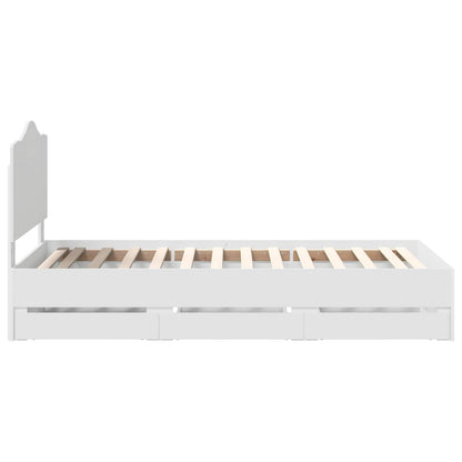 Struttura del letto Bianco 90 x 190 cm Legno Ingegnerizzato