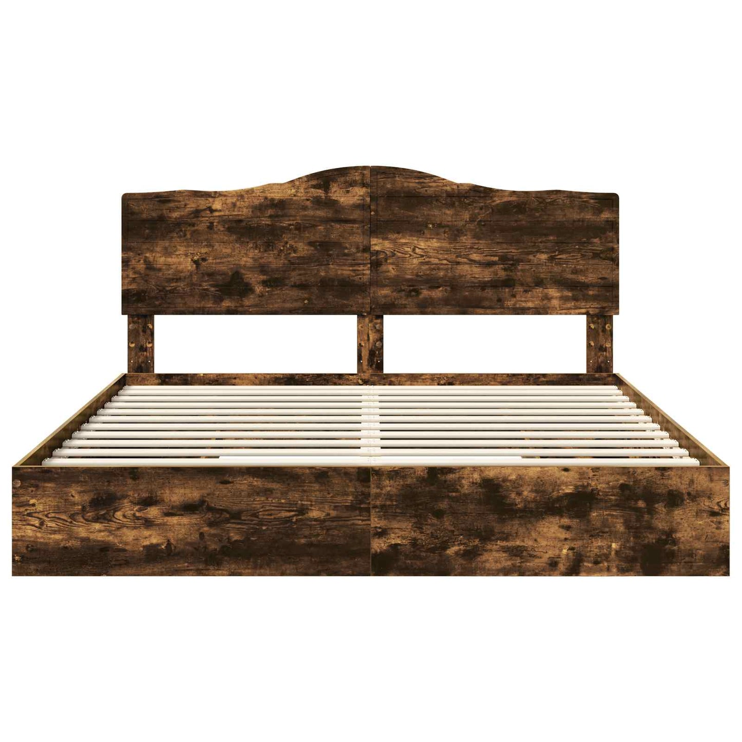 Letto con Contenitore con testiera Rovere fumé 180 x 200 cm | homemem39