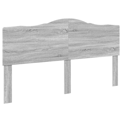 Letto con Contenitore con testiera Grigio Sonoma 180 x 200 cm | homemem39