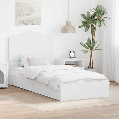 Letto con Contenitore Bianco 90 x 200 cm Legno multistrato | homemem39