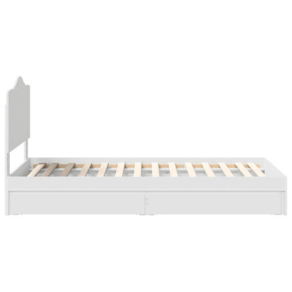 Letto con Contenitore Bianco 70 x 190 cm Legno multistrato | homemem39