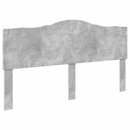 Struttura del letto con testiera Grigio cemento 200 x 200 cm | homemem39
