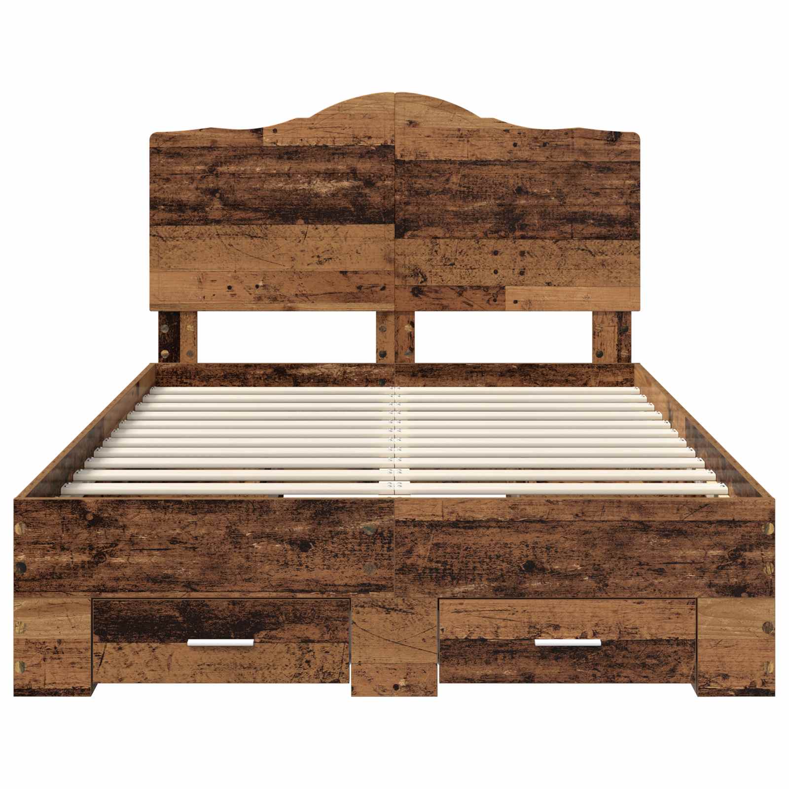 Struttura del letto con testiera Legno vecchio 120 x 190 cm | homemem39