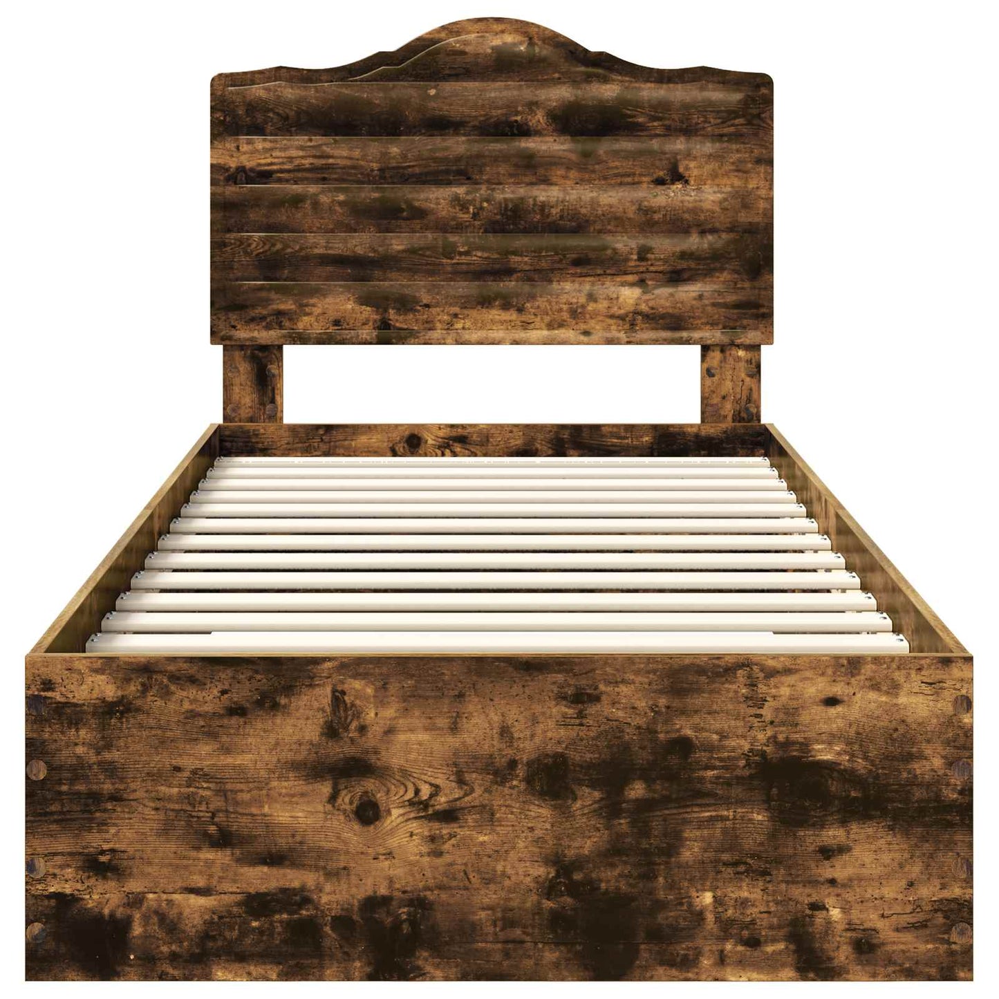 Struttura del letto Rovere fumé 70 x 190 cm Legno multistrato | homemem39