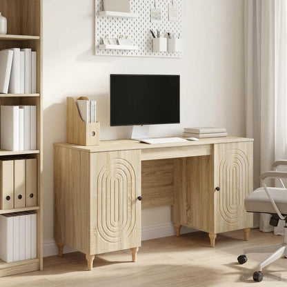 Scrivania Rovere Sonoma 142,5 x 50 x 75 cm Legno ingegnerizzato