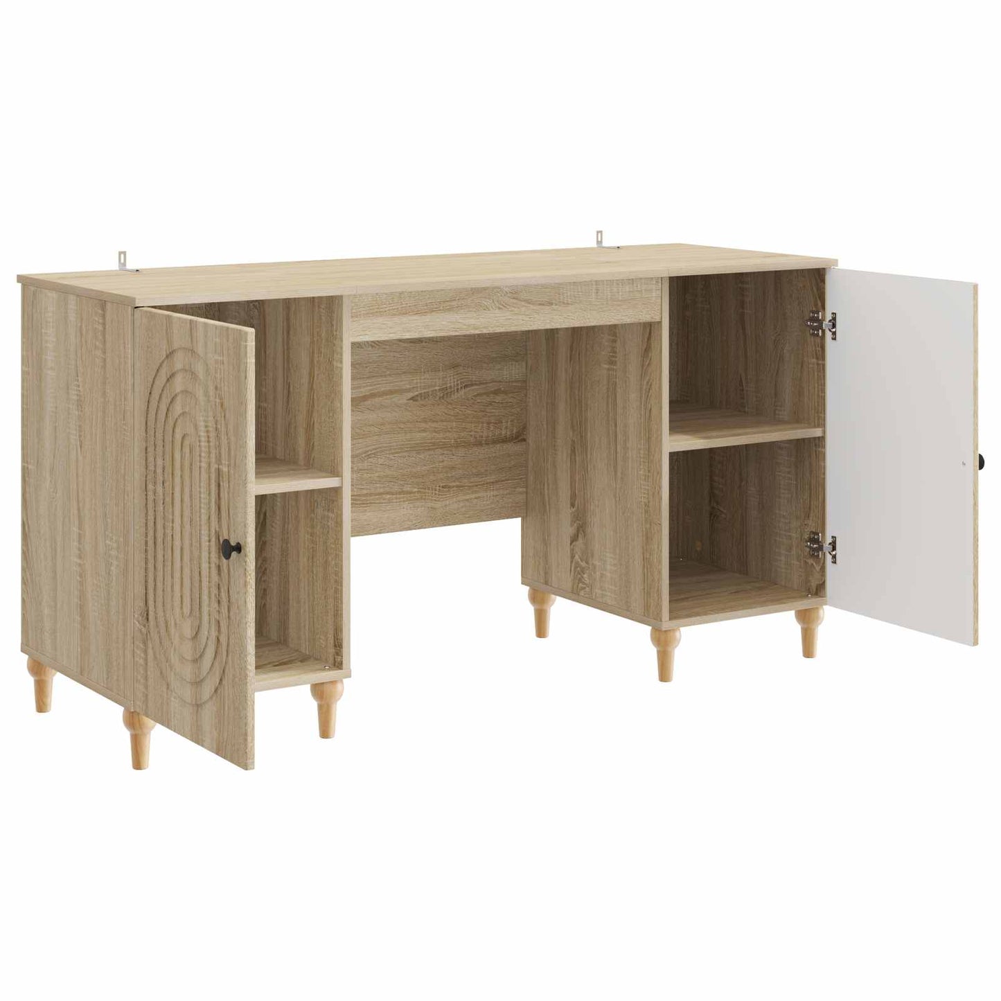 Scrivania Sonoma 142,5 x 50 x 75 cm Legno ingegnerizzato | homemem39