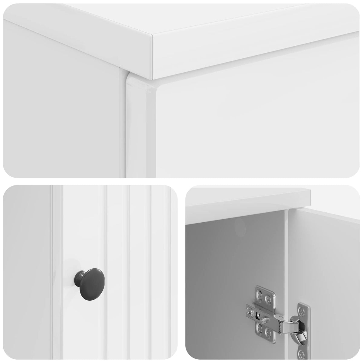 Scrivania Bianco lucido 142,5 x 50 x 75 cm Legno ingegnerizzato