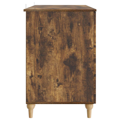 Scrivania Rovere Fumo 142,5 x 50 x 75 cm Legno ingegnerizzato | homemem39