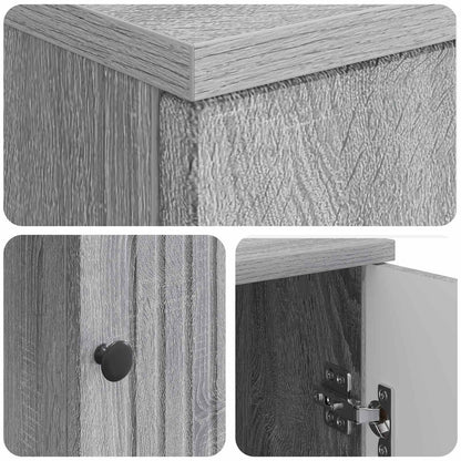 Scrivania Grigio Sonoma 142,5 x 50 x 75 cm Legno ingegnerizzato | homemem39