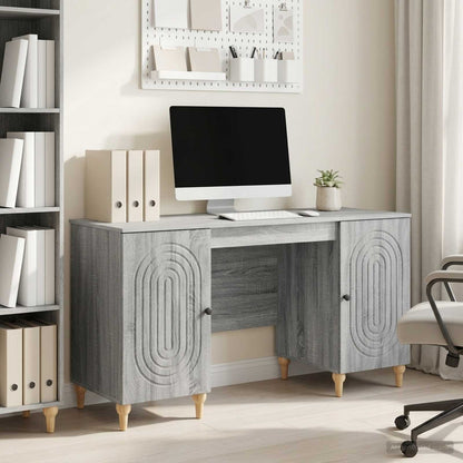 Scrivania Grigio Sonoma 142,5 x 50 x 75 cm Legno ingegnerizzato