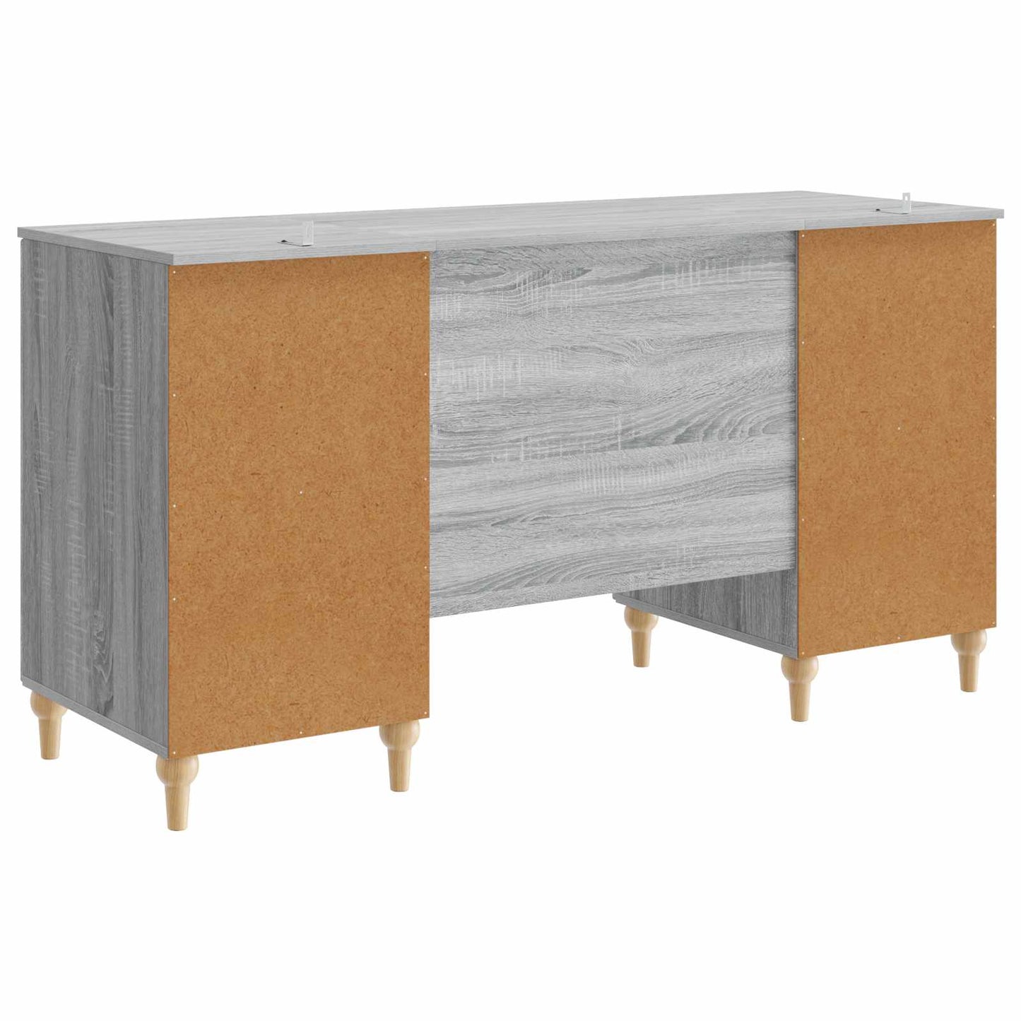 Scrivania Grigio Sonoma 142,5 x 50 x 75 cm Legno ingegnerizzato | homemem39
