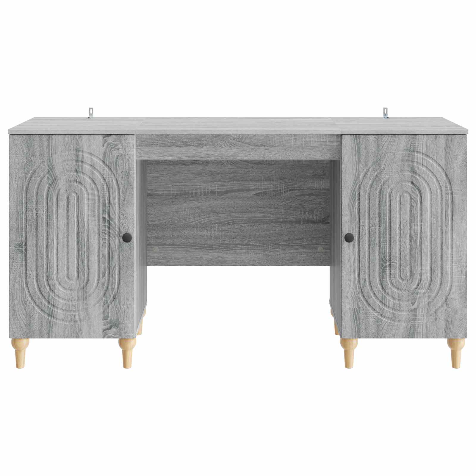 Scrivania Grigio Sonoma 142,5 x 50 x 75 cm Legno ingegnerizzato | homemem39