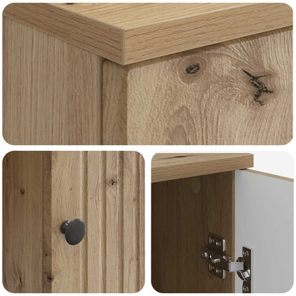 Scrivania con lo scaffale Rovere Artigianale 142,5 x 50 x 75 cm | homemem39