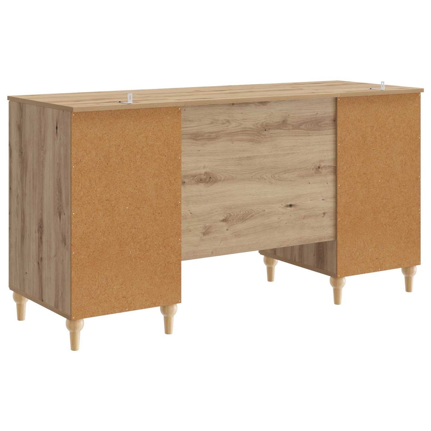 Scrivania con lo scaffale Rovere Artigianale 142,5 x 50 x 75 cm | homemem39