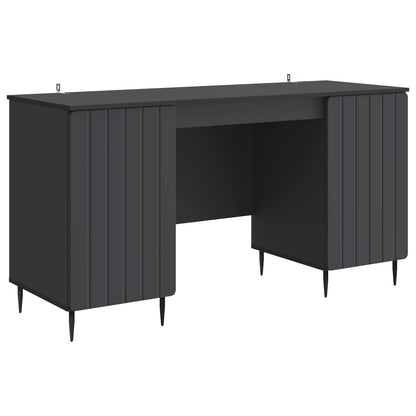 Scrivania Nero 142,5 x 50 x 75 cm Legno ingegnerizzato | homemem39