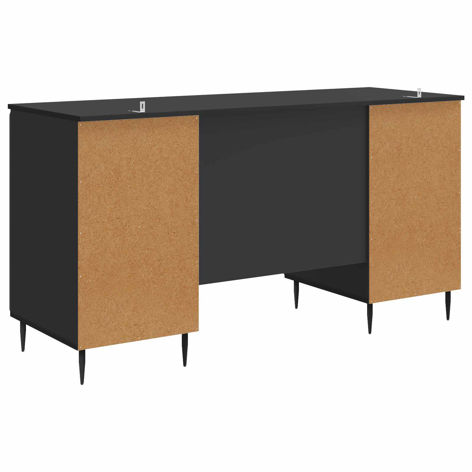 Scrivania Nero 142,5 x 50 x 75 cm Legno ingegnerizzato | homemem39