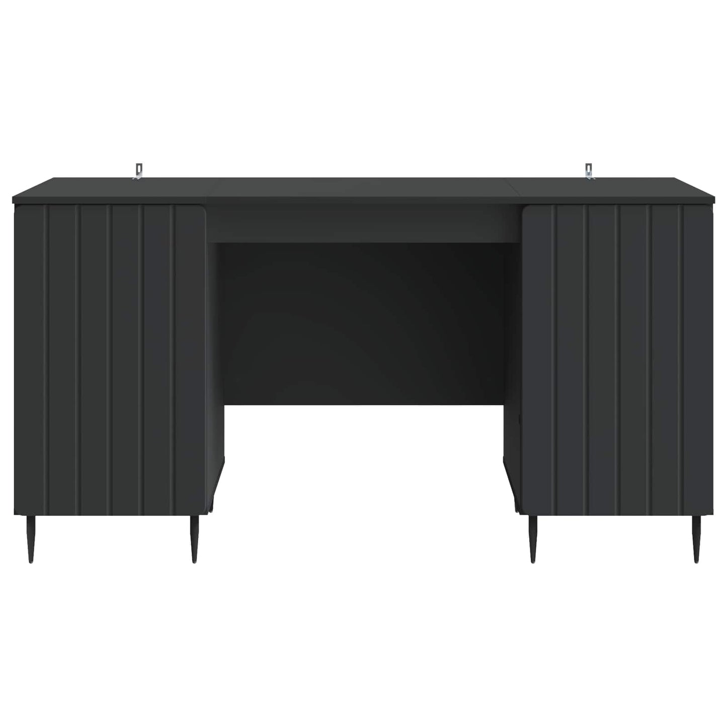Scrivania Nero 142,5 x 50 x 75 cm Legno ingegnerizzato | homemem39