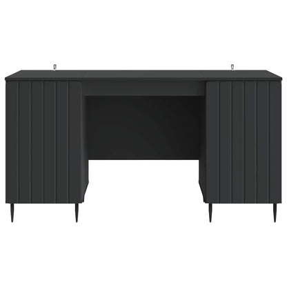 Scrivania Nero 142,5 x 50 x 75 cm Legno ingegnerizzato | homemem39