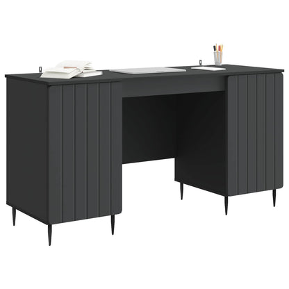 Scrivania Nero 142,5 x 50 x 75 cm Legno ingegnerizzato